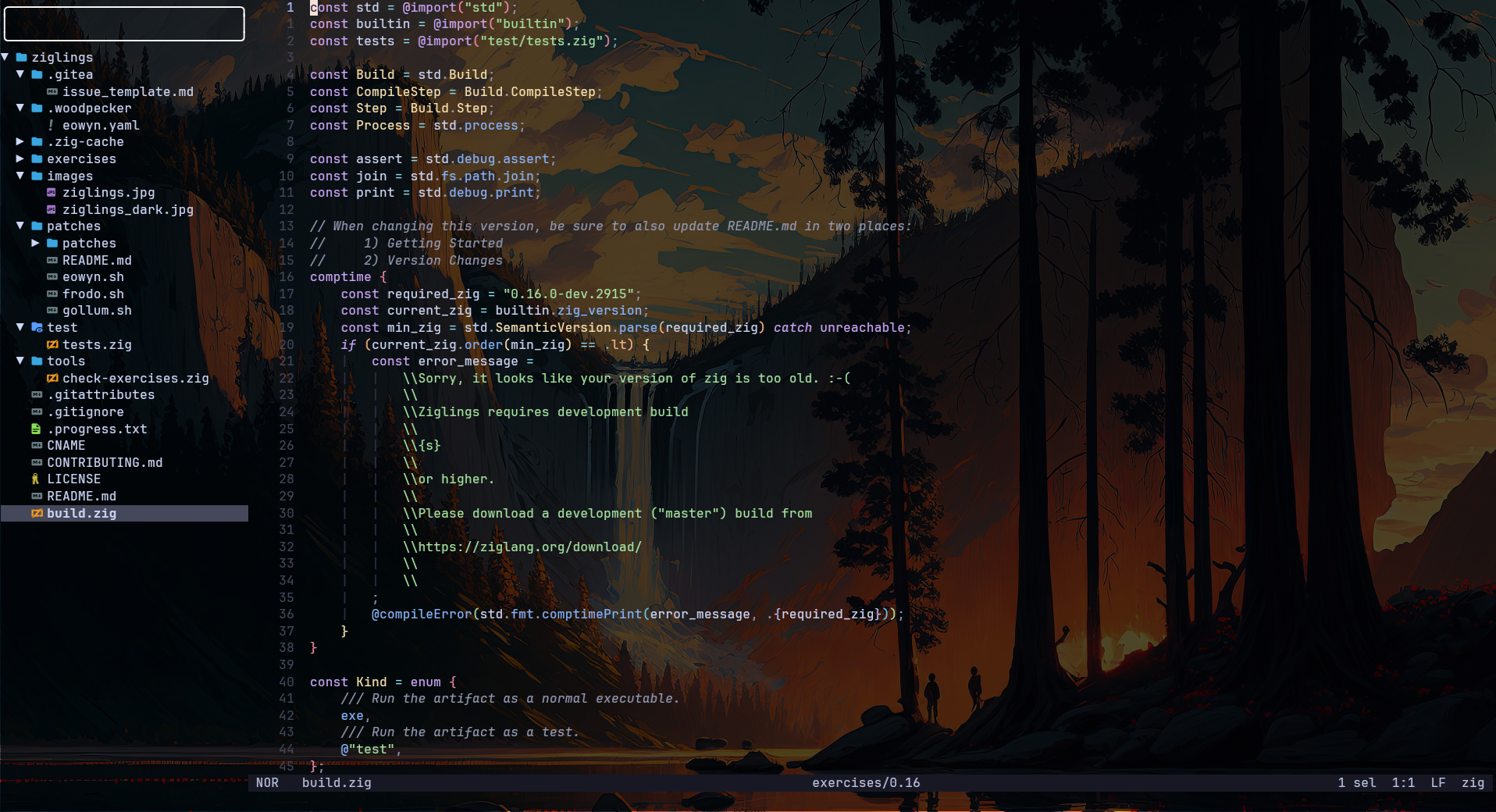 forest.hx using glyph.hx