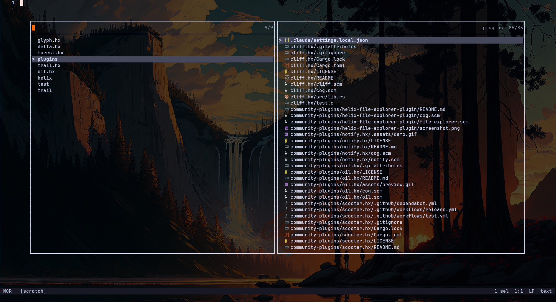 trail.hx using glyph.hx