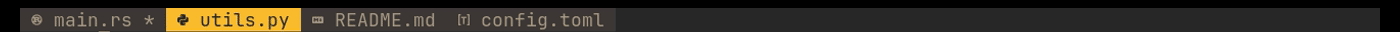 Bufferline Gruvbox blocks